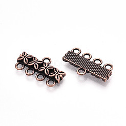 Tibetan Style Alloy Chandelier Component Links&nbsp;PALLOY-WH0110-13R