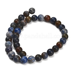 Natural Dumortierite Beads Strands&nbsp;G-F826-A01-10mm