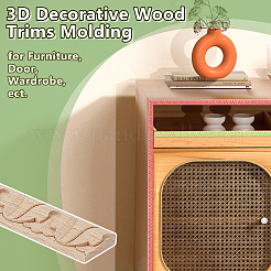 20Pcs Wood Ceiling Molding&nbsp;AJEW-OC0016-05C