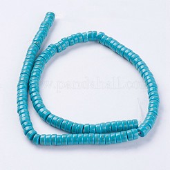 Synthetic Turquoise Beads Strands&nbsp;G-E456-05A-3x6mm