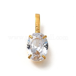 Ion Plating(IP) 304 Stainless Steel Rhinestone Pendants&nbsp;STAS-A104-11G