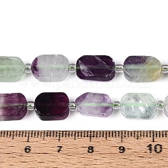 Natural Colorful Fluorite Beads Strands&nbsp;G-C098-A35-01