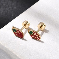 304 Stainless Steel Stud Earrings&nbsp;EJEW-F396-02B-G