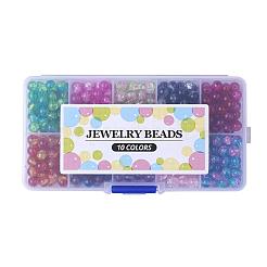 Round Transparent Crackle Glass Beads&nbsp;CCG-X0006-B-WH
