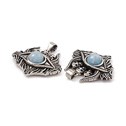Halloween Natural Aquamarine Pendants&nbsp;KK-A173-19AS-03