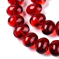 Transparent Electroplate Glass Beads Strands&nbsp;X-EGLA-N012-06A