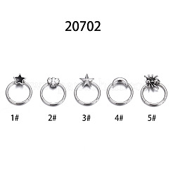 Halloween Stainless Steel Nose Rings&nbsp;WGADCDD-01