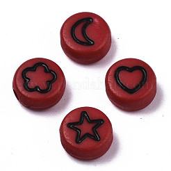Opaque Acrylic Beads&nbsp;MACR-N008-33
