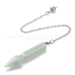 Natural & Synthetic Gemstone Pointed Dowsing Pendulums&nbsp;G-Q184-04P