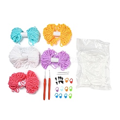 4 Style Whale Yarn Knitting Beginner Kit&nbsp;DIY-F146-01