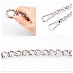 304 Stainless Steel Bearing Chain&nbsp;STAS-WH0023-15