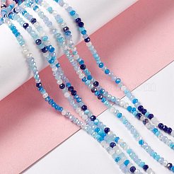 Electroplate Glass Beads Strands&nbsp;X-EGLA-S192-001A-B09
