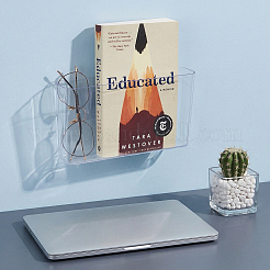 Transparent Plastic Wall-mounted Storage Box&nbsp;AJEW-WH0696-813