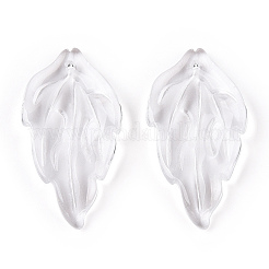 Transparent Glass Petal Beads&nbsp;GLAA-N001-18