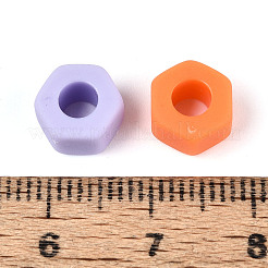 Rubberized Opaque Acrylic Beads&nbsp;SACR-T018-33M