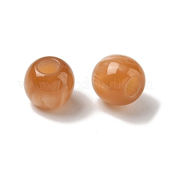 Opaque Resin European Beads&nbsp;RESI-F073-18B