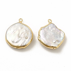 Baroque Natural Keshi Pearl Pendants&nbsp;PEAR-P004-24KCG