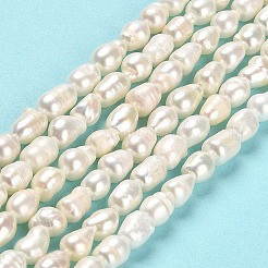 Natural Cultured Freshwater Pearl Beads Strands&nbsp;PEAR-E016-072