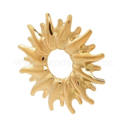 304 Stainless Steel Sun Stud Earrings&nbsp;EJEW-A141-01G