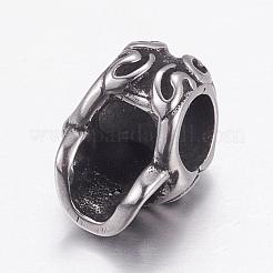 304 Stainless Steel European Beads&nbsp;STAS-P173-096AS