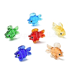 6Pcs 6 Colors Handmade Lampwork Beads&nbsp;LAMP-CJ0002-97