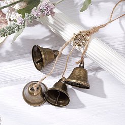 Iron Bell Pendant Decoration&nbsp;HJEW-JM02242