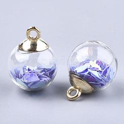 Glass Ball Pendants&nbsp;X-GLAA-T003-07B
