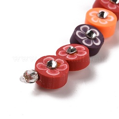 Handmade Polymer Clay Beads Strands&nbsp;CLAY-G110-03