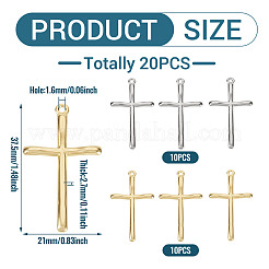 20Pcs 2 Colors Rack Plating Alloy Pendants&nbsp;FIND-TA0007-95