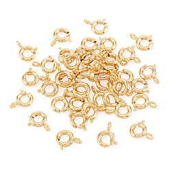 40Pcs Brass Spring Ring Clasps&nbsp;KK-TA0008-85G-01