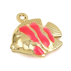 Brass Enamel Pendants&nbsp;KK-I352-06G