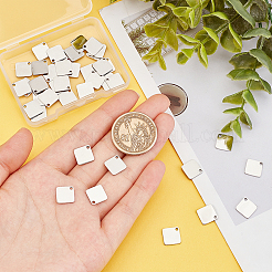 40Pcs 304 Stainless Steel Charms&nbsp;STAS-DC0006-78