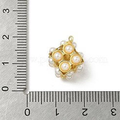 ABS Imitation Pearl Pendants&nbsp;KK-K293-43A-02