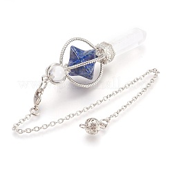Natural Lapis Lazuli Dowsing Pendulums&nbsp;KK-F756-06C