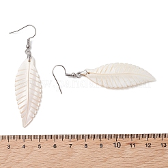 Natural Shell Dangle Earrings&nbsp;EJEW-JE06965-02