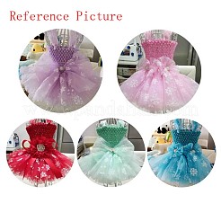 Snowflake Deco Mesh Ribbons&nbsp;OCOR-P010-G