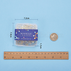Brass/304 Stainless Steel Links Rings&nbsp;FIND-SC0001-09