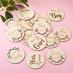 Basswood Milestone Cards&nbsp;WOOD-TA0002-44