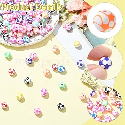 100Pcs Handmade Polymer Clay Beads&nbsp;CLAY-CJ0002-10