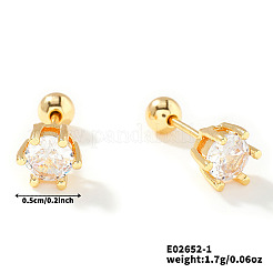 Brass Stud Earrings&nbsp;NZ1781-2