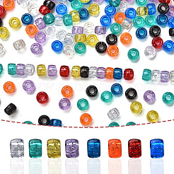 1200Pcs 10 Colors Transparent Plastic Beads&nbsp;KY-YW0001-83