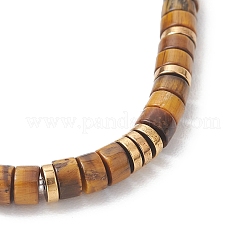 Natural Tiger Eye Beads Stretch Bracelet for Women&nbsp;BJEW-JB13215-03