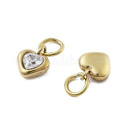 304 Stainless Steel Rhinestone Pendants&nbsp;STAS-D302-09G