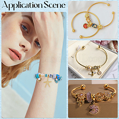 6Pcs Rack Plating Brass Cuff Bangle Making&nbsp;KK-BBC0013-98