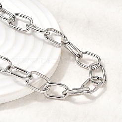 Brass Cable Chain Necklaces for Women&nbsp;NJEW-B157-09P
