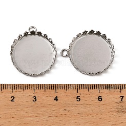 304 Stainless Steel Pendant Cabochon Settings&nbsp;STAS-NH0003-03P-02
