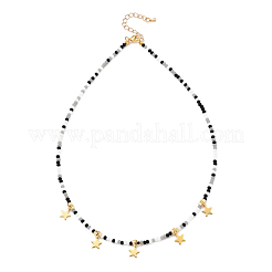 Star Pendant Necklaces&nbsp;NJEW-JN03074