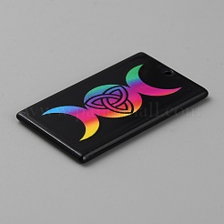 Printed Acrylic Pendants&nbsp;OACR-WH0036-23A