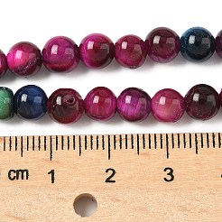 Grade AB Natural Tiger Eye Beads Strands&nbsp;X-G-F591-18-6mm-06