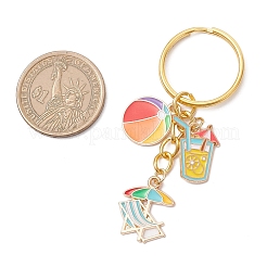 Alloy Enamel Keychains&nbsp;KEYC-JKC01297-02